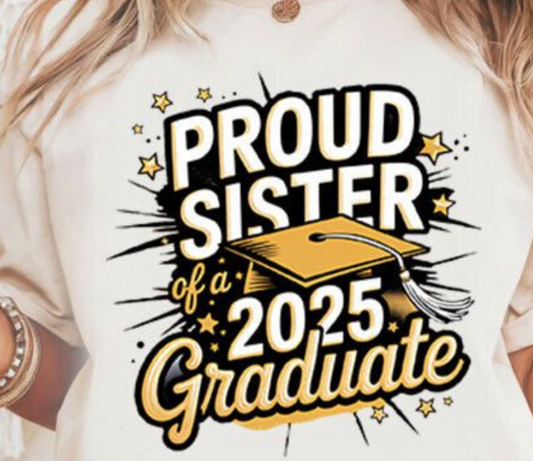 DTF Print_Proud Sister of Graduate