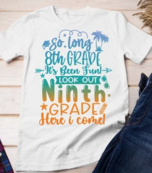 DTF Print_8th grade graduation