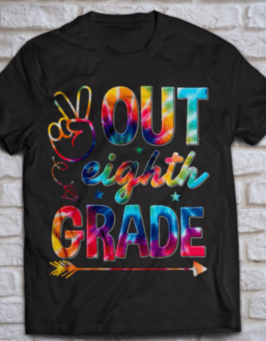 DTF Print_Peace out 8th Grade