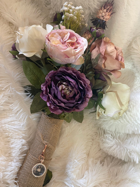 Wedding Bouquet Memorial Photo Charm