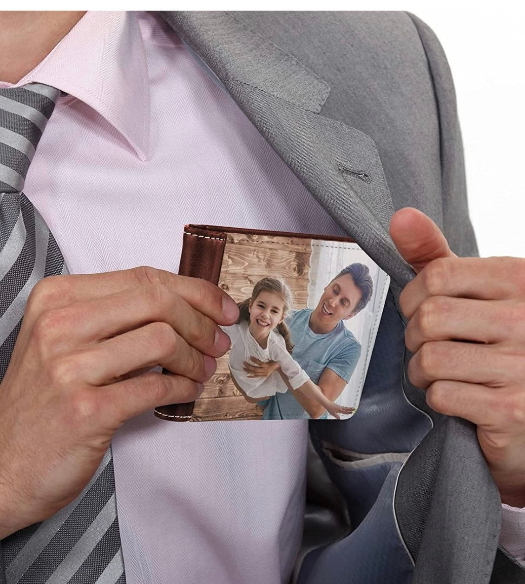 Custom photo Wallet, ships fast great gift