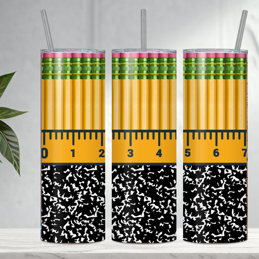 Teacher Appreciation "School Supplies" 20-ounce Tumbler